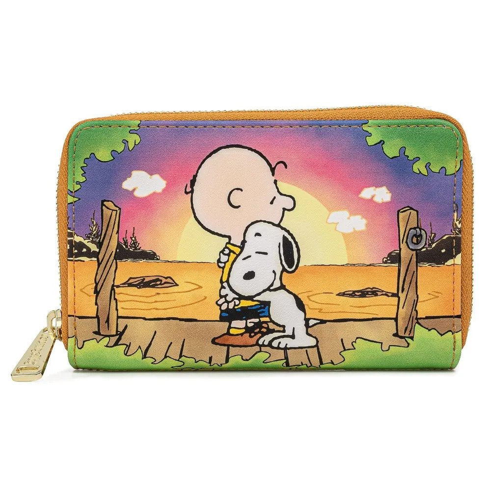 Peanuts Charlie Brown And Snoopy Ziparound Wallet