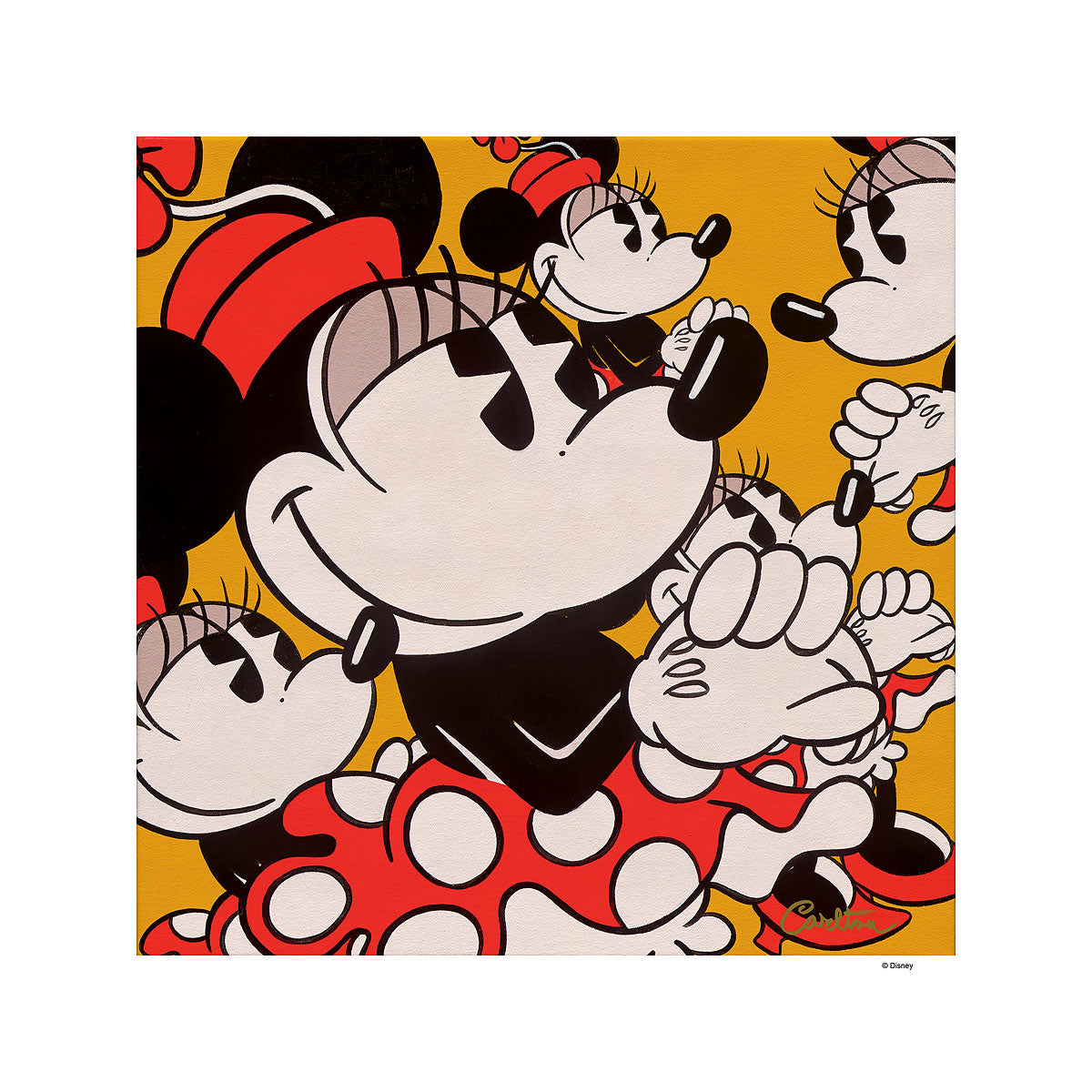 Many Minnies - Lithograph on paper