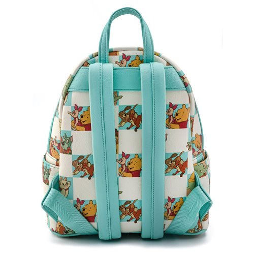 Loungefly Multi Character Checkered Mini Backpack