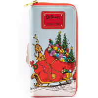 Dr. Seuss The Grinch Loves The Holidays Ziparound Wallet