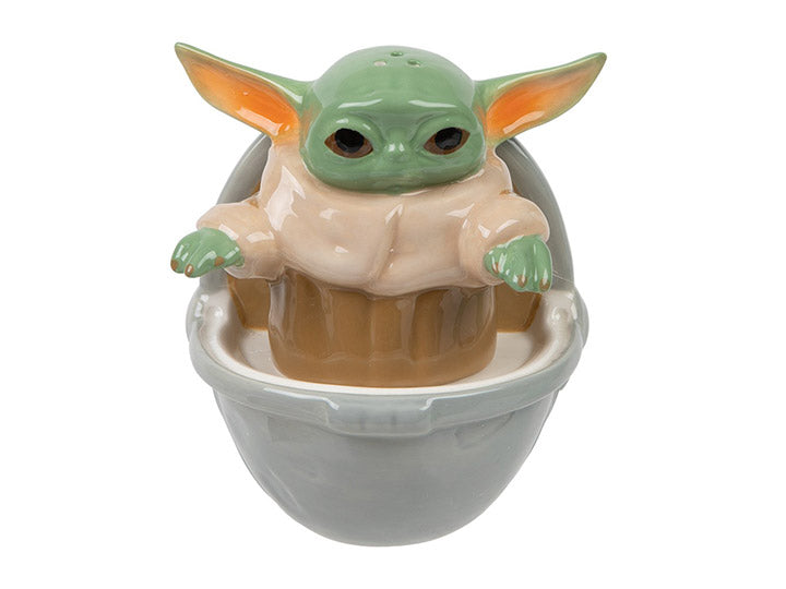 Mandalorian Child Ceramic Salt & Pepper Shaker Set