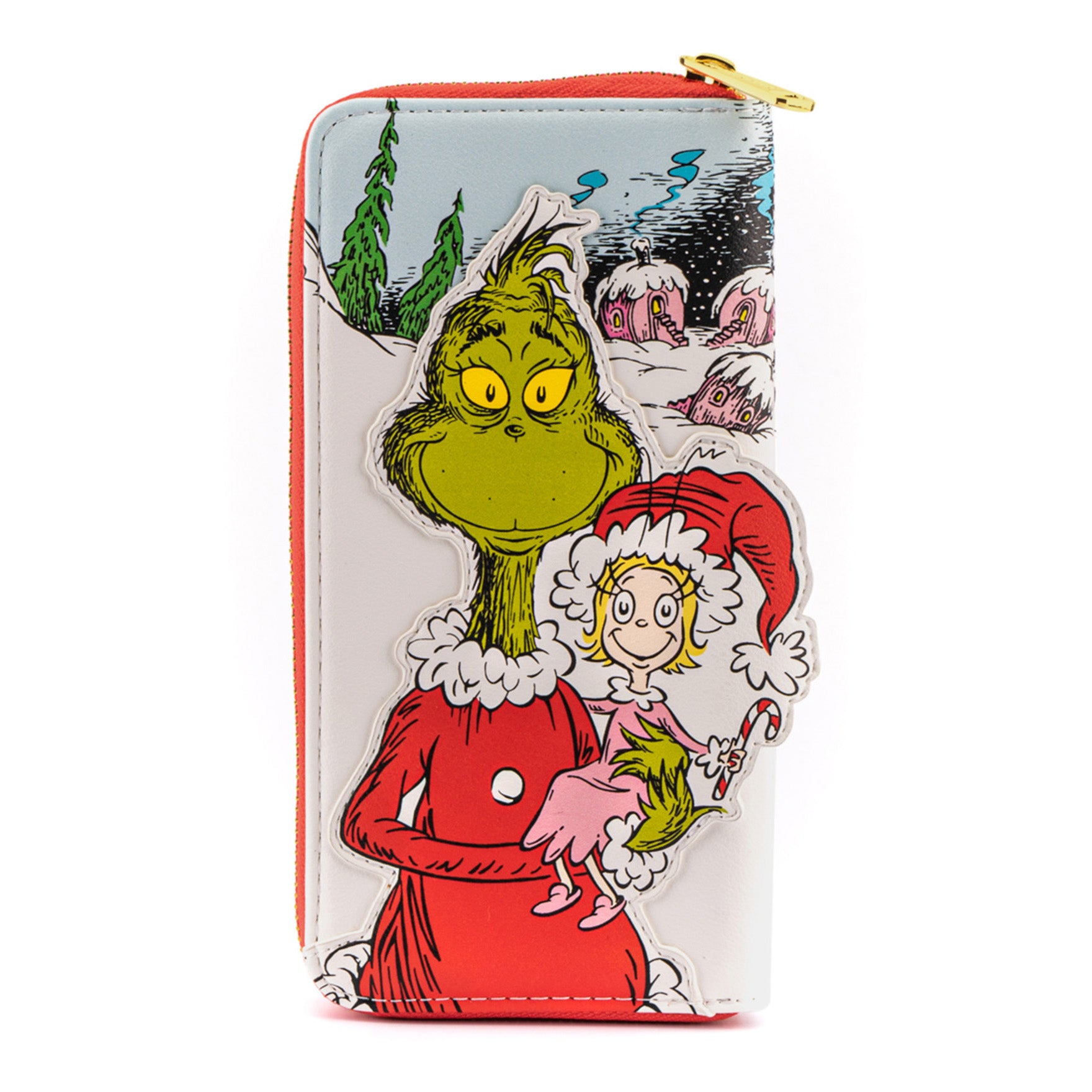 Dr. Seuss The Grinch Loves The Holidays Ziparound Wallet