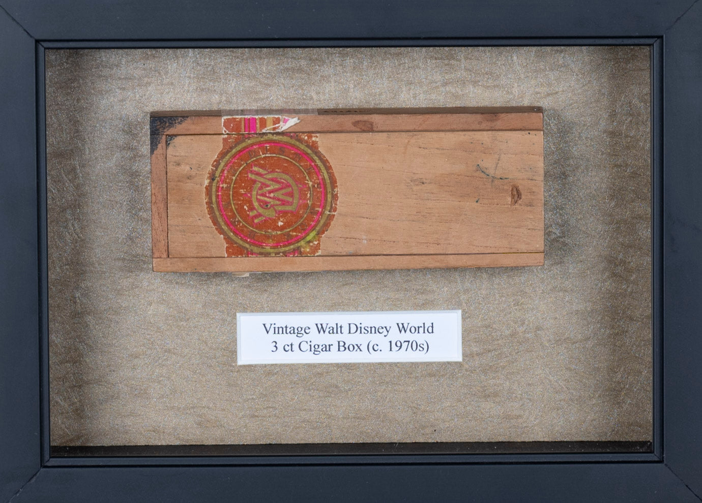 Vintage Walt Disey World 3 count Cigar Box