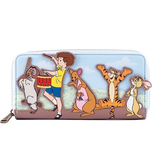 Disney Winnie The Pooh Parade Ziparound Wallet-95th Anniversary