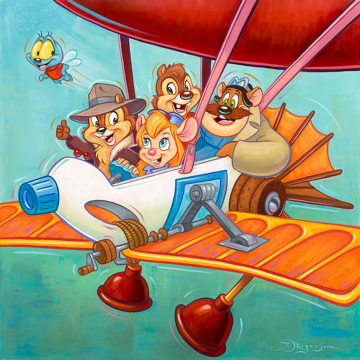 The Ranger Plane-Disney Treasure on Canvas