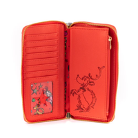 Dr. Seuss The Grinch Loves The Holidays Ziparound Wallet