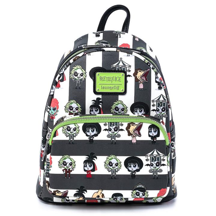 Beetlejuice Group Chibi AOP Mini Backpack