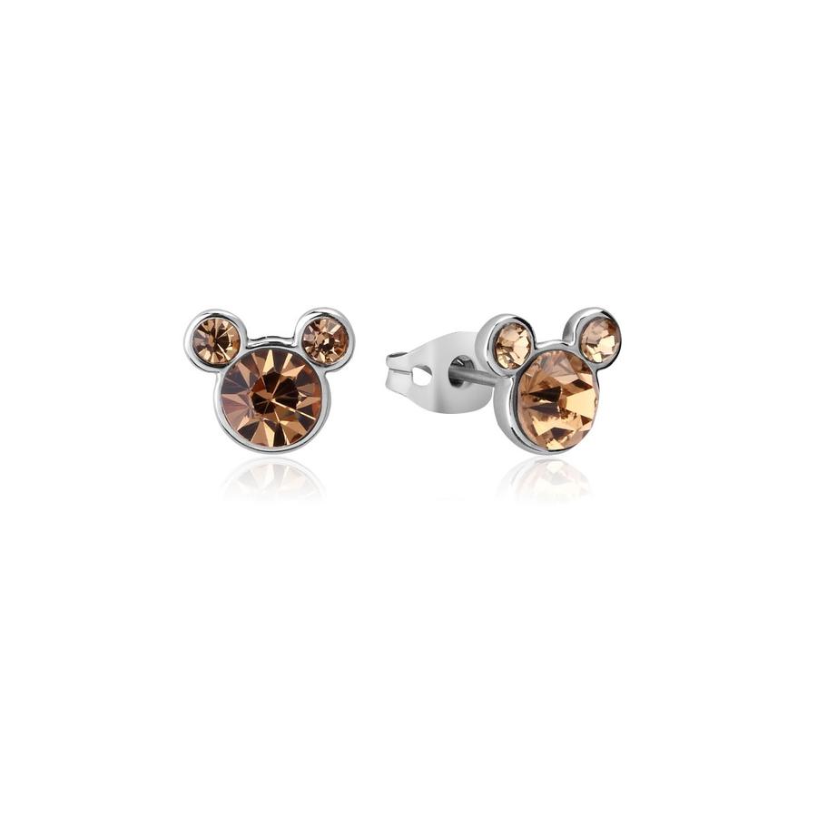 Mickey November Birthstone Stud Earrings