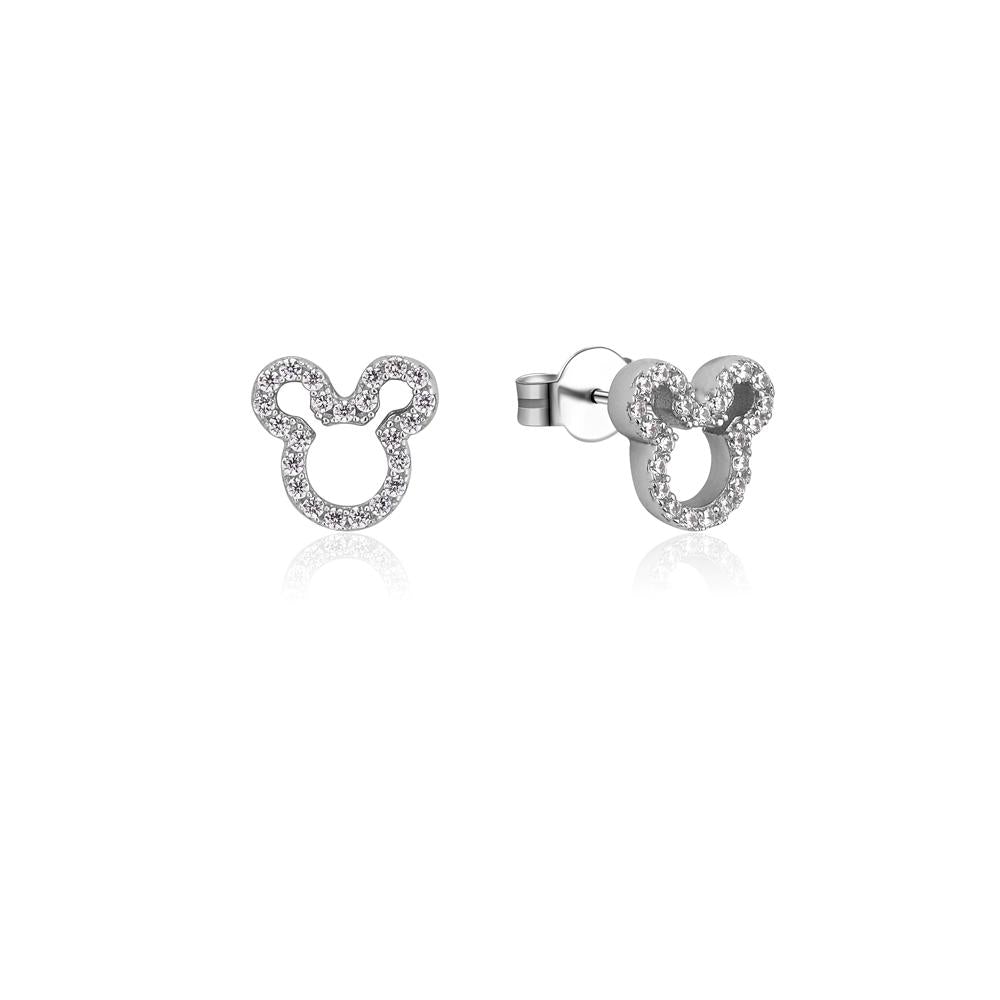 Mickey CZ Stud Earrings