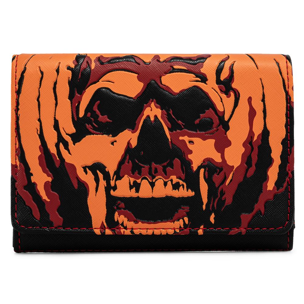 Halloween 2 Michael Myers Pumpkin Trifold Wallet