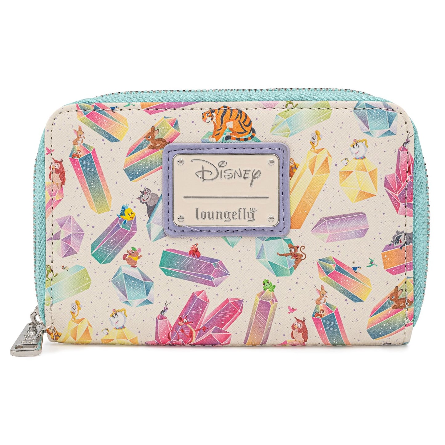 Crystal Sidekicks AOP Zip Around Wallet