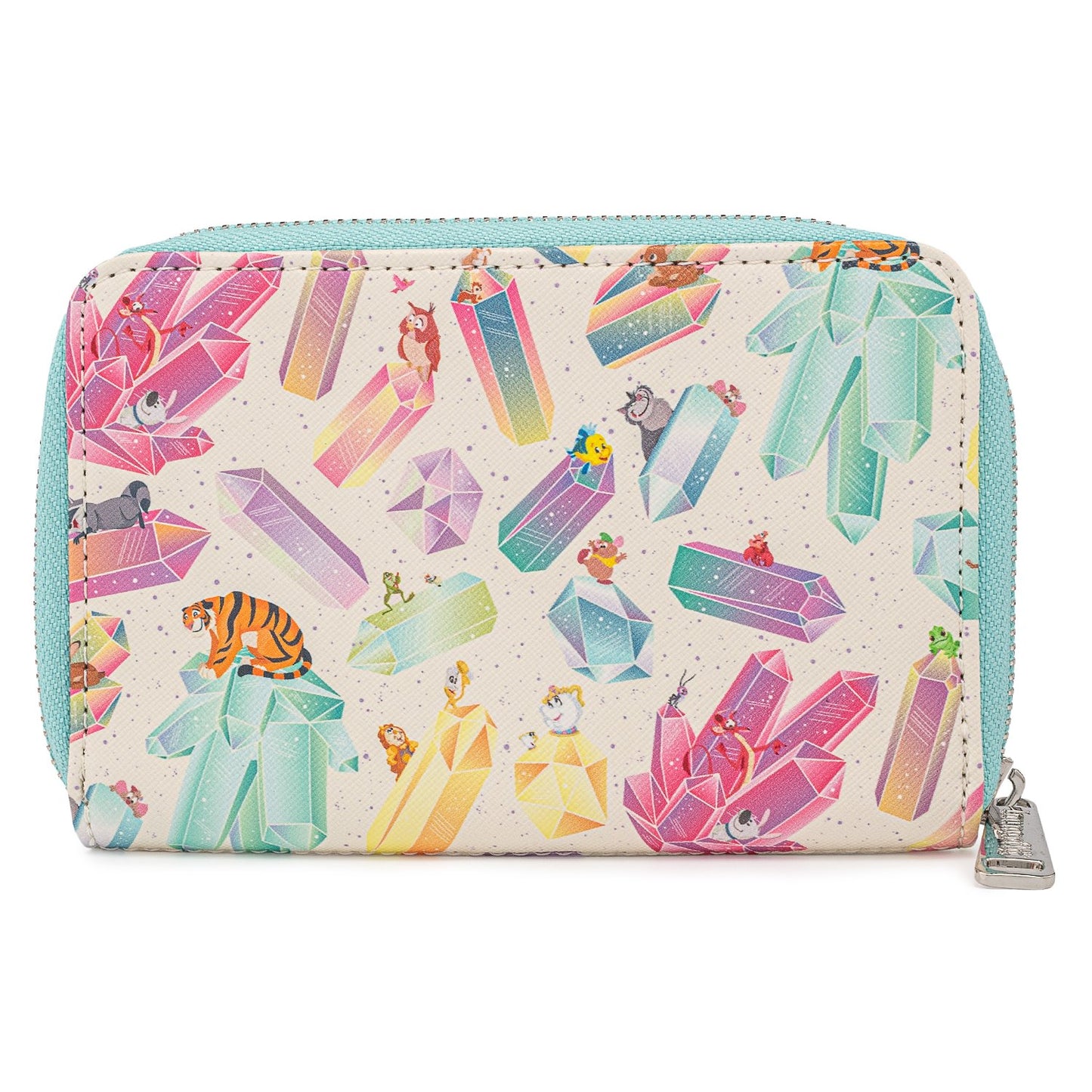 Crystal Sidekicks AOP Zip Around Wallet