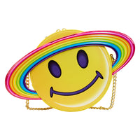 Lisa Frank Yellow Rainbow Ring Saturn Crossbody