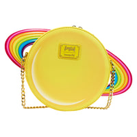 Lisa Frank Yellow Rainbow Ring Saturn Crossbody