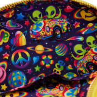 Lisa Frank Yellow Rainbow Ring Saturn Crossbody