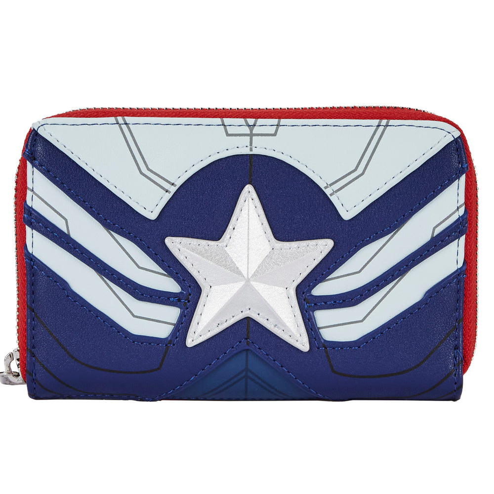 Marvel Falcon Captain America Cosplay Ziparound Wallet