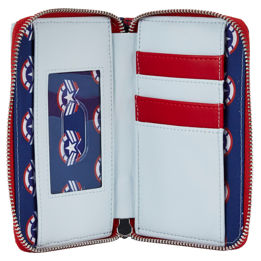 Marvel Falcon Captain America Cosplay Ziparound Wallet