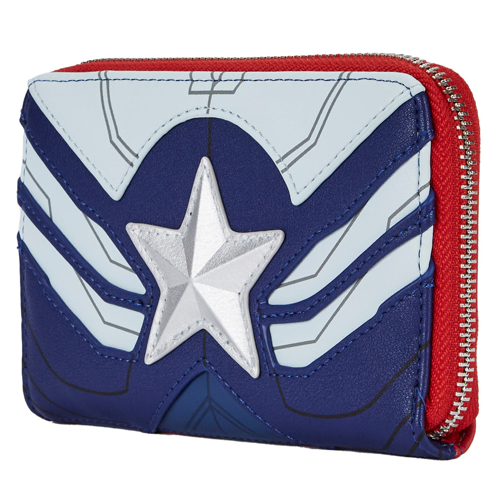 Marvel Falcon Captain America Cosplay Ziparound Wallet