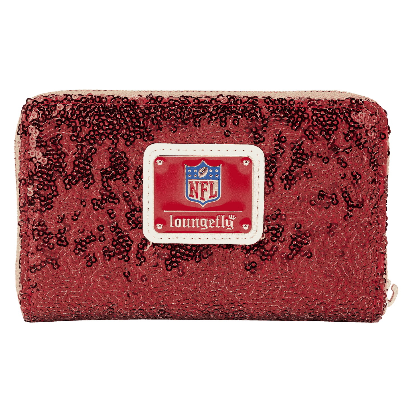 NFL San Francisco 49ers Sequin Zip Around Wallet