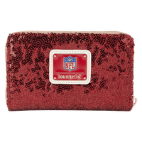 NFL San Francisco 49ers Sequin Zip Around Wallet