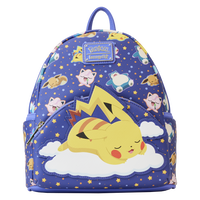 Pokemon Sleeping Pikachu and Friends Mini Backpack