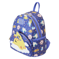 Pokemon Sleeping Pikachu and Friends Mini Backpack