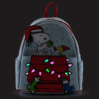 Peanuts Gift Giving Snoopy And Woodstock Mini Backpack