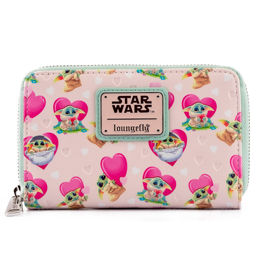 Star Wars Mandalorian Grogu Valentine's Ziparound Wallet