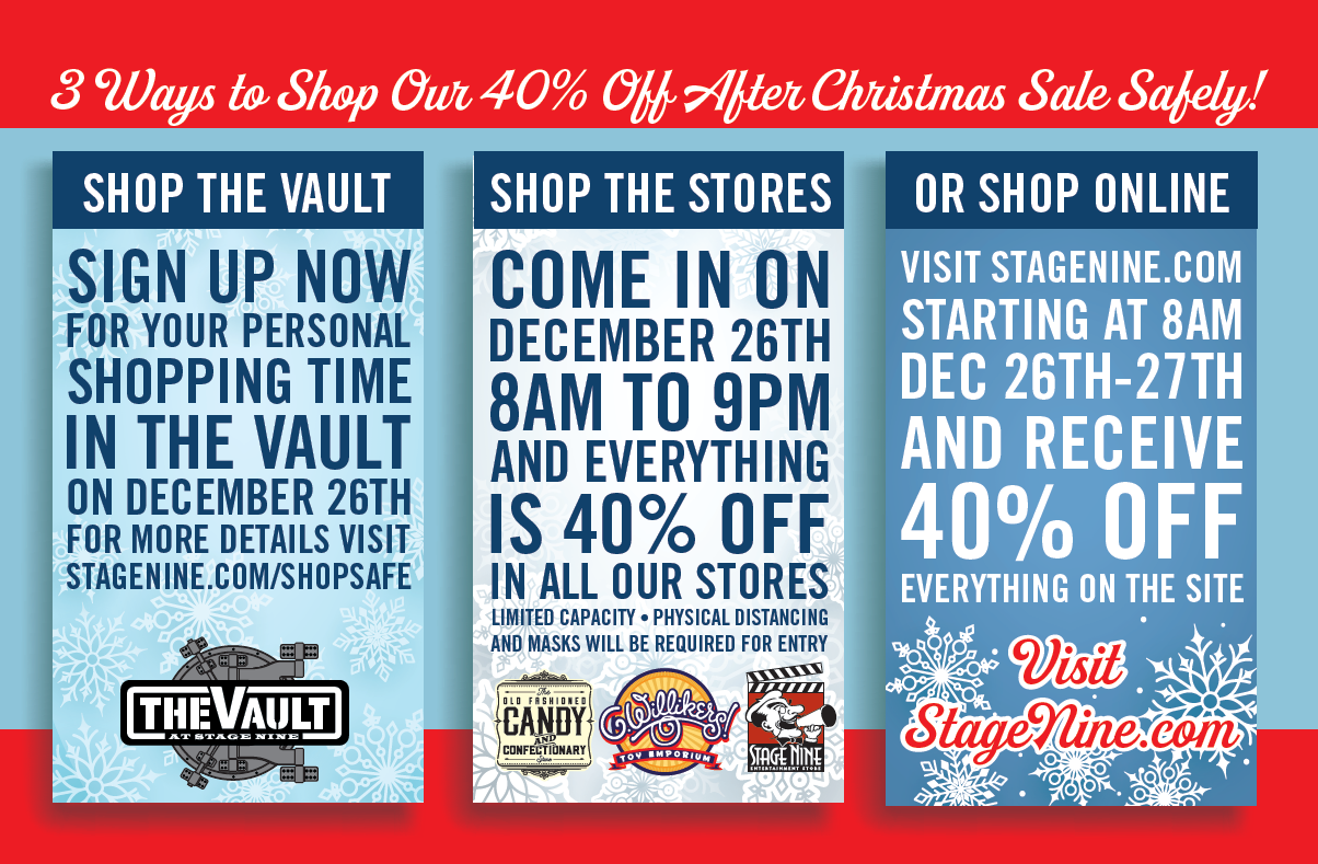 Private Shopping In The Vault - Dec 26th - After Xmas Sale
