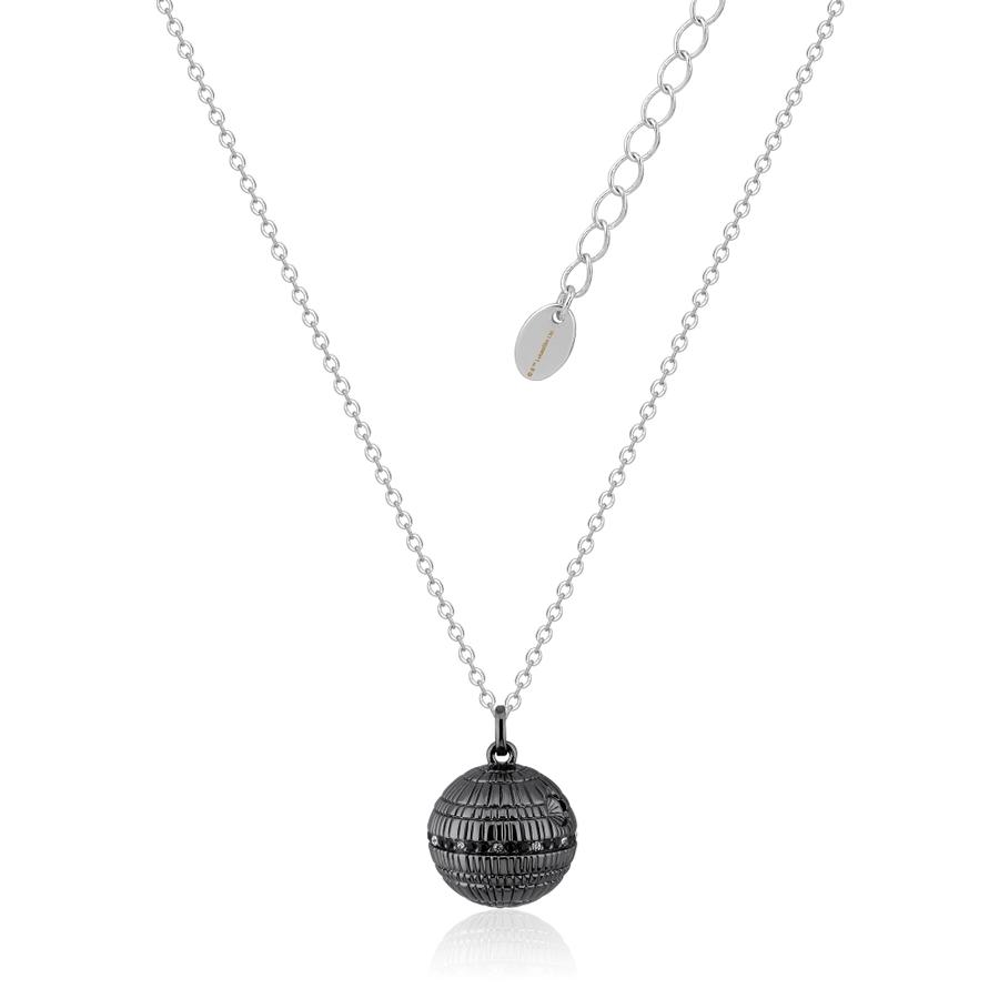 Star Wars Death Star White Gold Plated Necklace