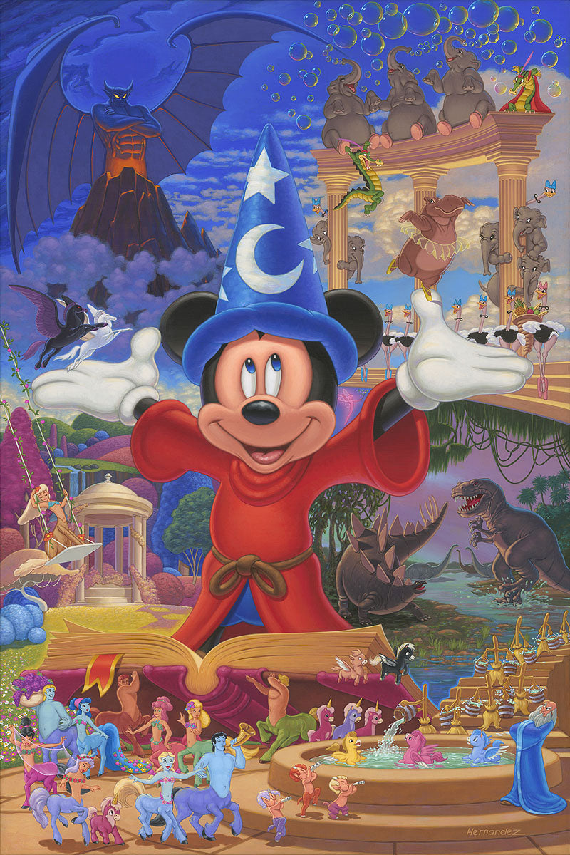 Story Of Music And Magic - Disney Treasure On Canvas