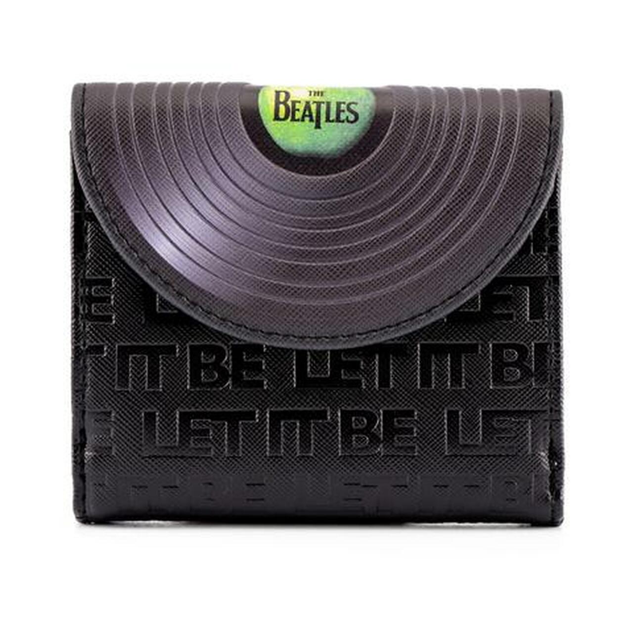 The Beatles Let It Be Vinyl Record Zip Around Wallet