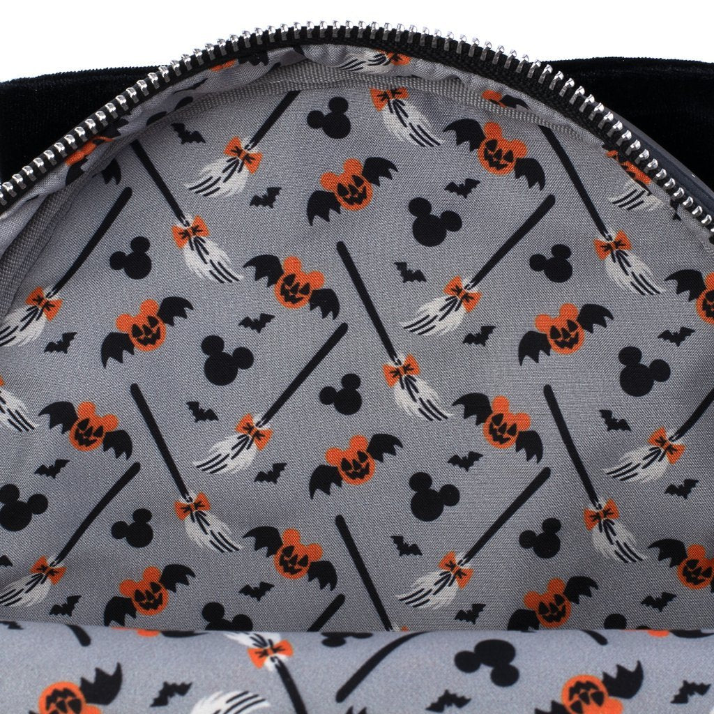 Loungefly disney mickey minnie halloween hotsell vamp witch aop mini backpack