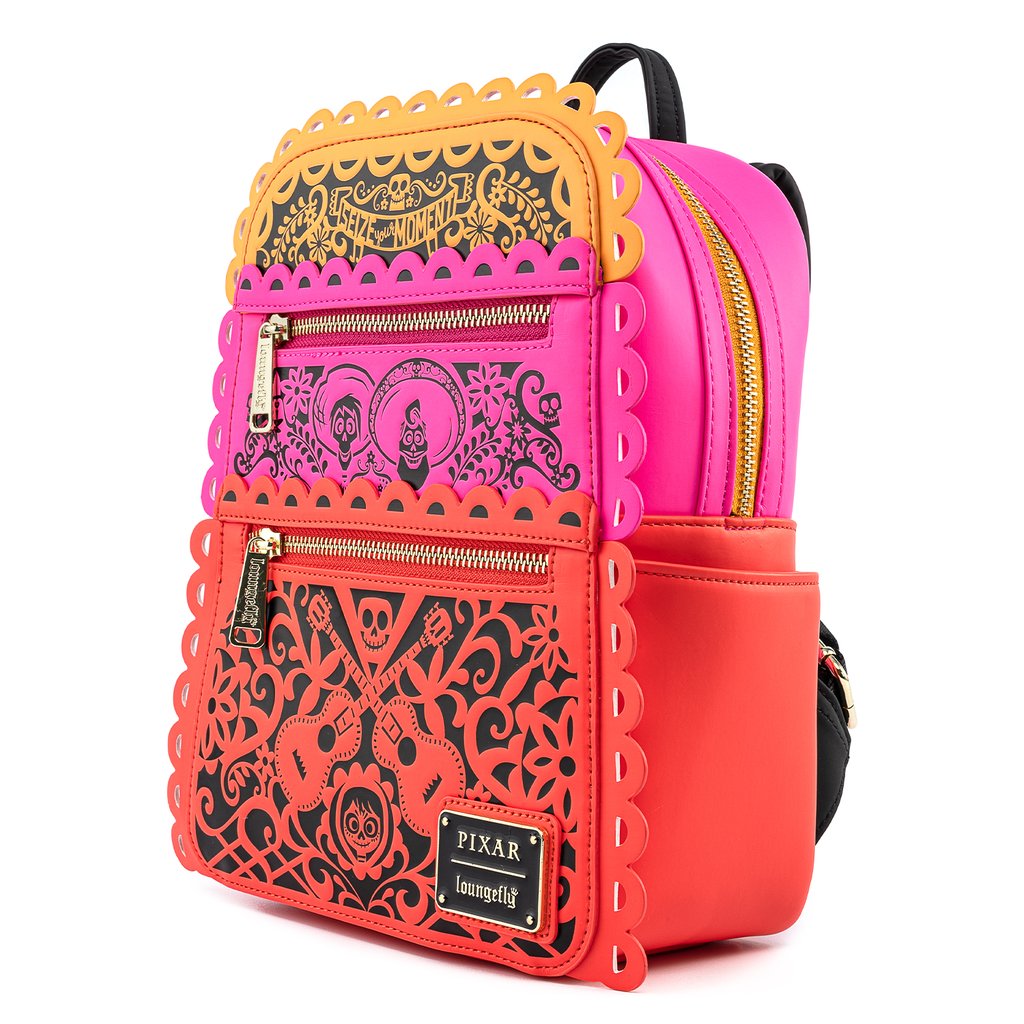 Coco Diecut Party Flags Mini Backpack