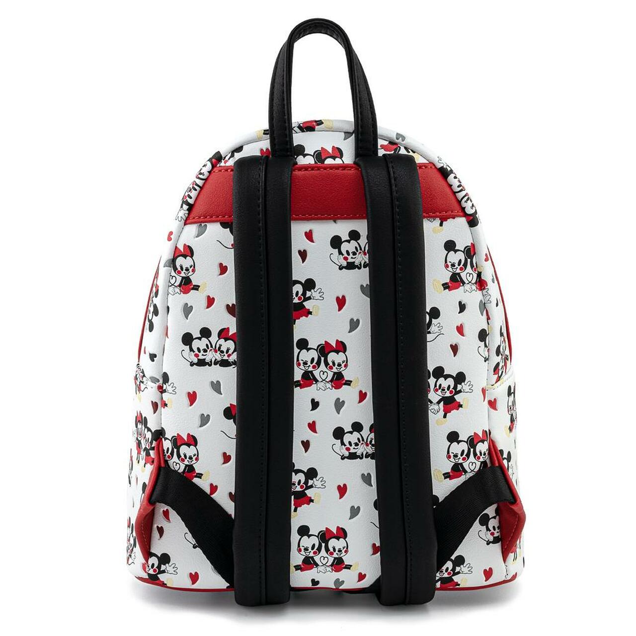 Mickey/Minnie Heart AOP Mini Backpack