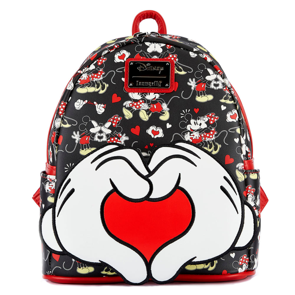 Disney Mickey & Minnie Heart Hands Mini Backpack