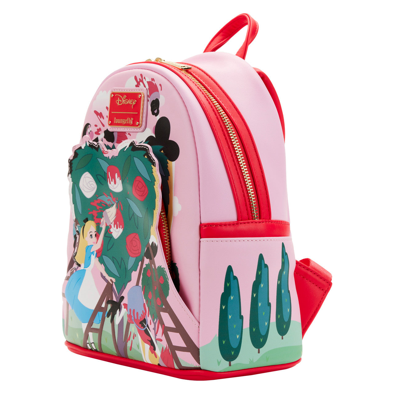 Disney Alice Painting The Roses Red Mini Backpack