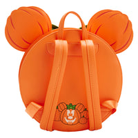 Disney Glow Face Minnie Pumpkin Mini Backpack