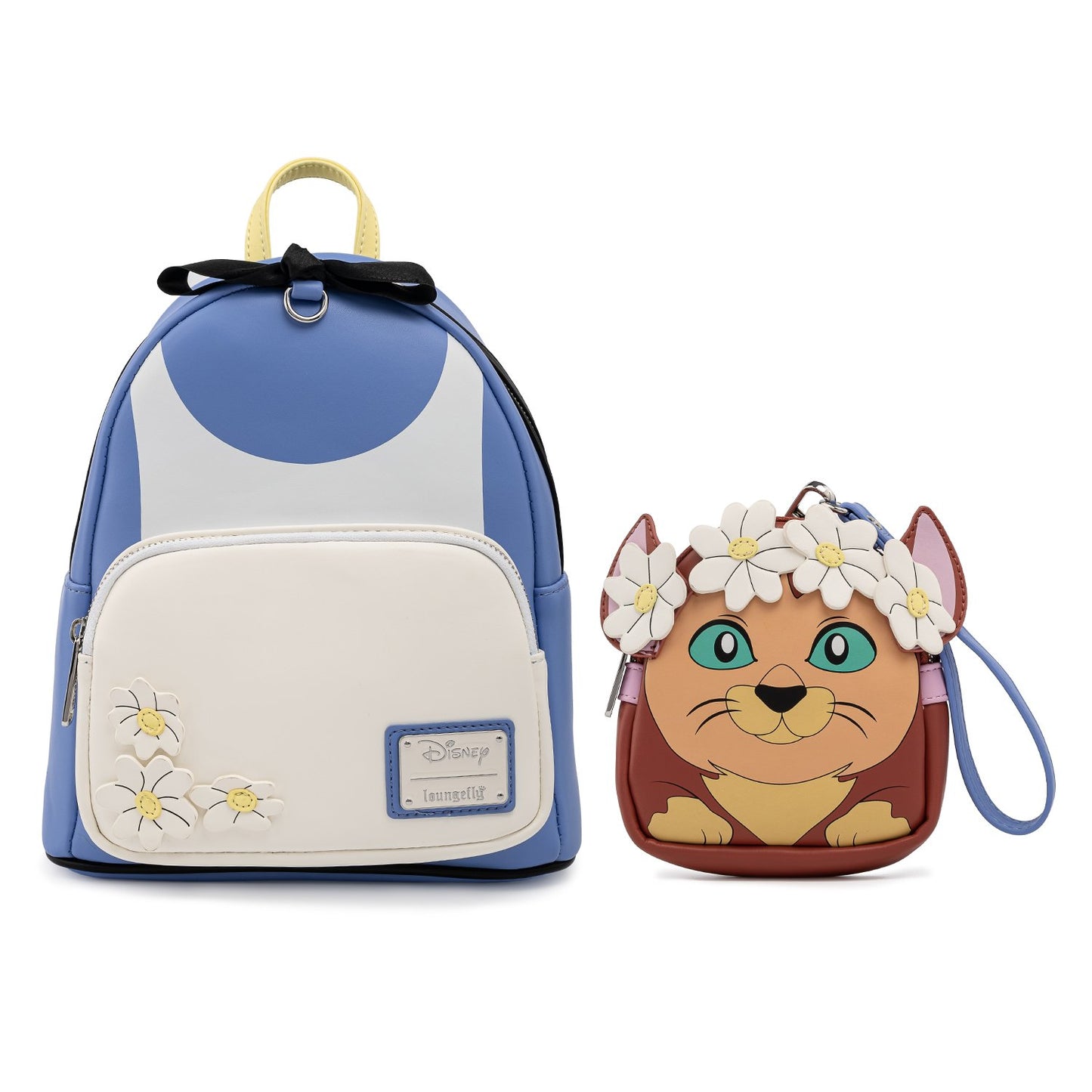 Alice in Wonderland Mini Backpack with Detachable Mini Wristlet