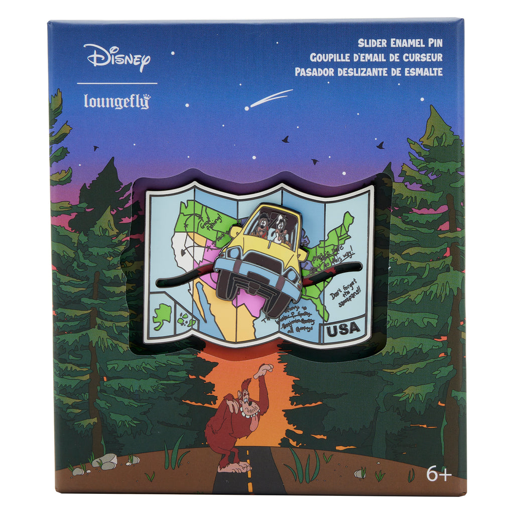 Disney Goofy Movie Road Map 3" Collector Box Pin