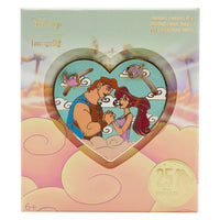 Disney Hercules And Meg Heart 3" Collector Box Pin