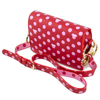 Minnie Pink Polka Dot Bow Strap Cross Body