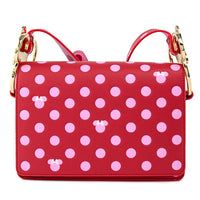 Minnie Pink Polka Dot Bow Strap Cross Body