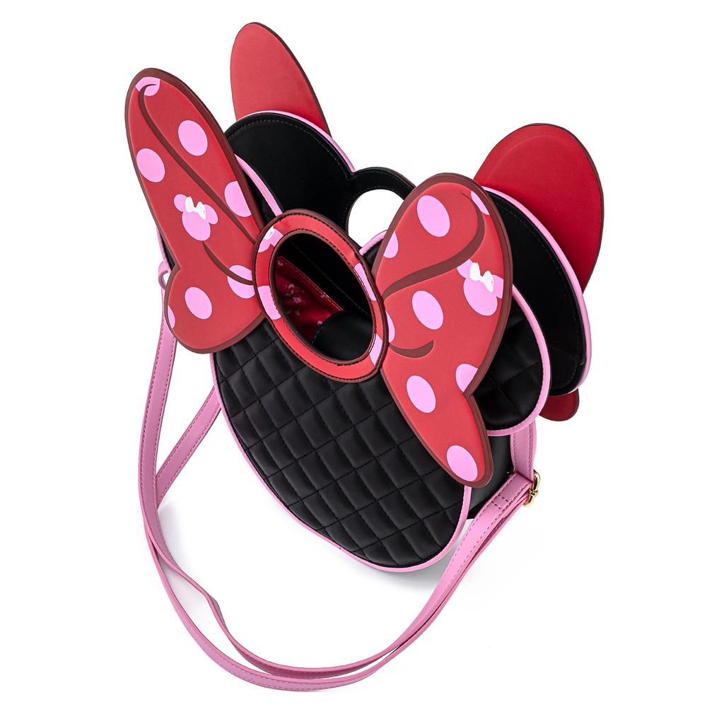 Minnie Quilted Bow Head Cross Body Bag