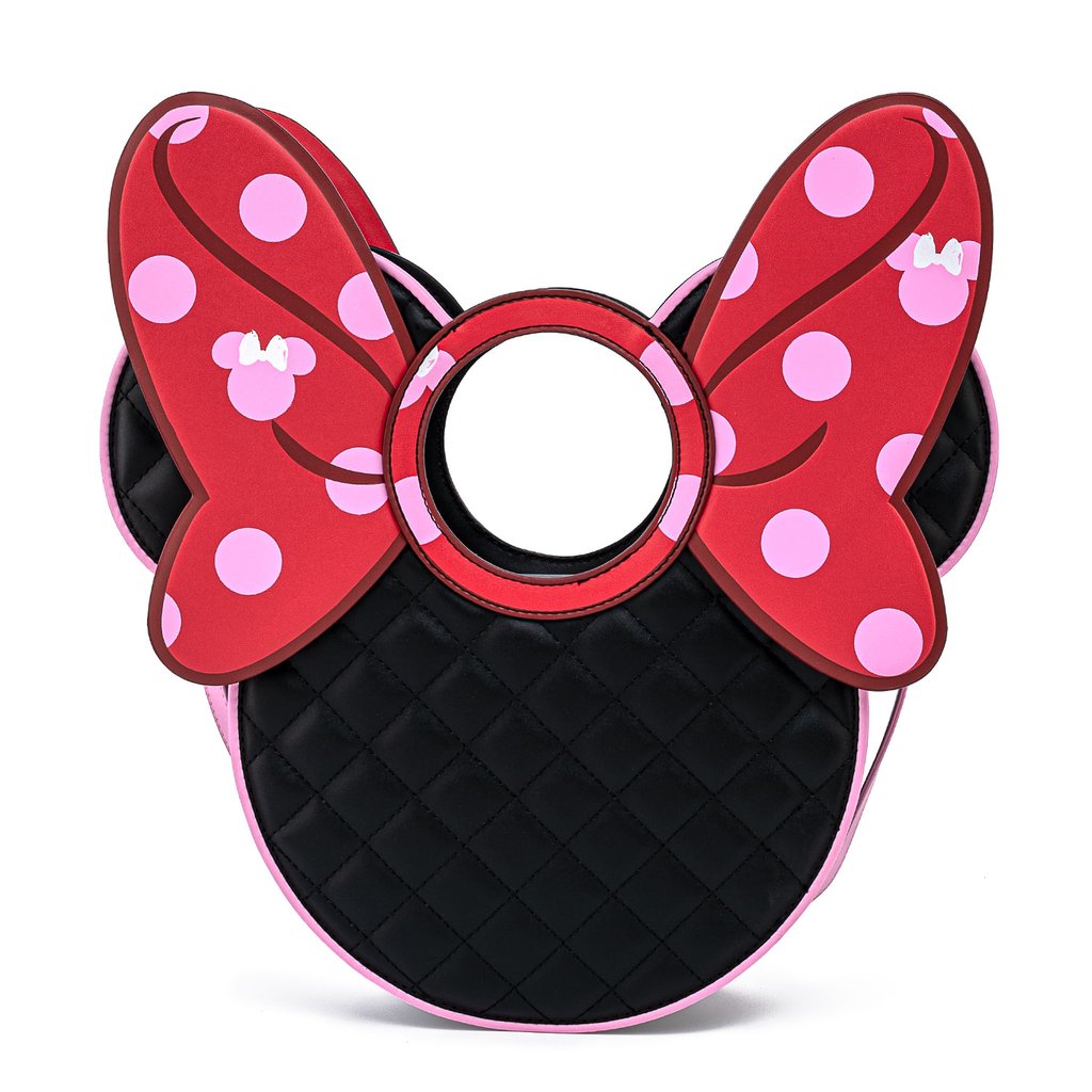 Minnie Quilted Bow Head Cross Body Bag