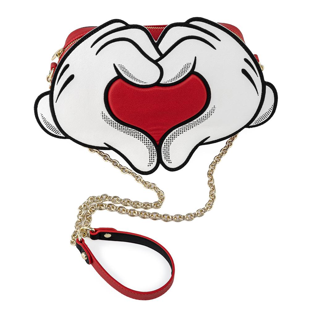 Mickey Heart Hands Cross Body Bag