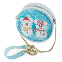 Disney Snowman Mickey/Minnie Snow Globe Crossbody