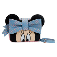 Minnie Pastel Color Block Dots Crossbody Bag