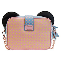 Minnie Pastel Color Block Dots Crossbody Bag