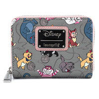 Disney Cats AOP Zip Around Wallet